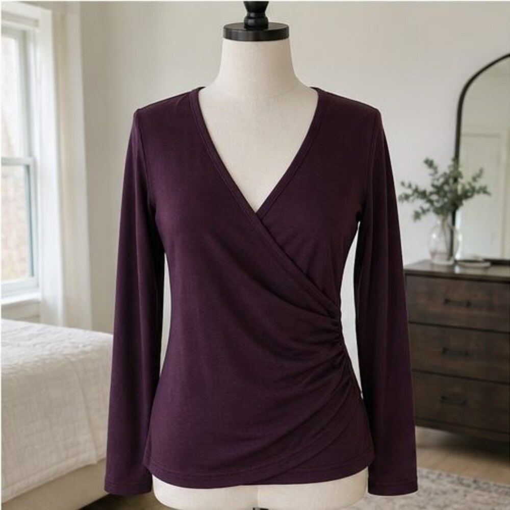 Lilac Smocked Top